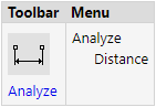 distance menu