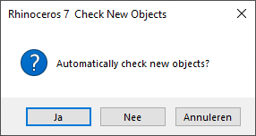 CheckNewObjects Command